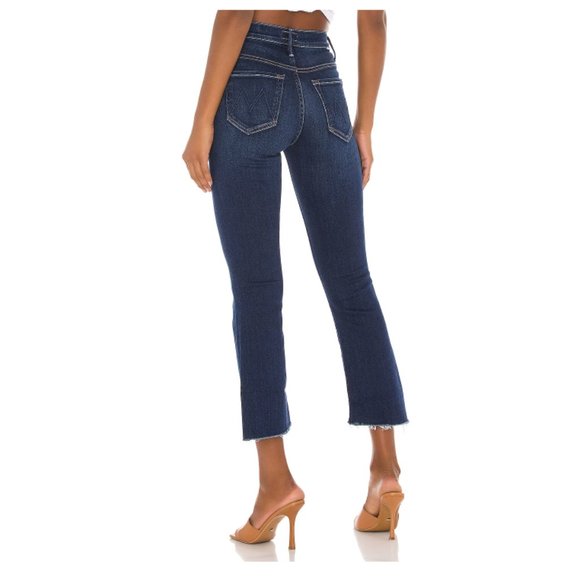 MOTHER | The Insider Crop Step Fray Bootcut Jeans (Home Movies) Size 26 NWT - Picture 3 of 10